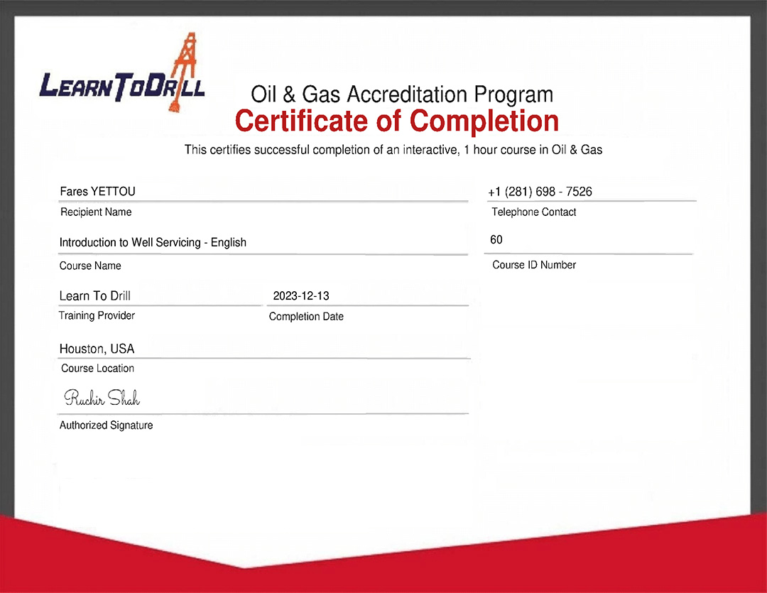 Learn To Drill Introduction to Well Servicing